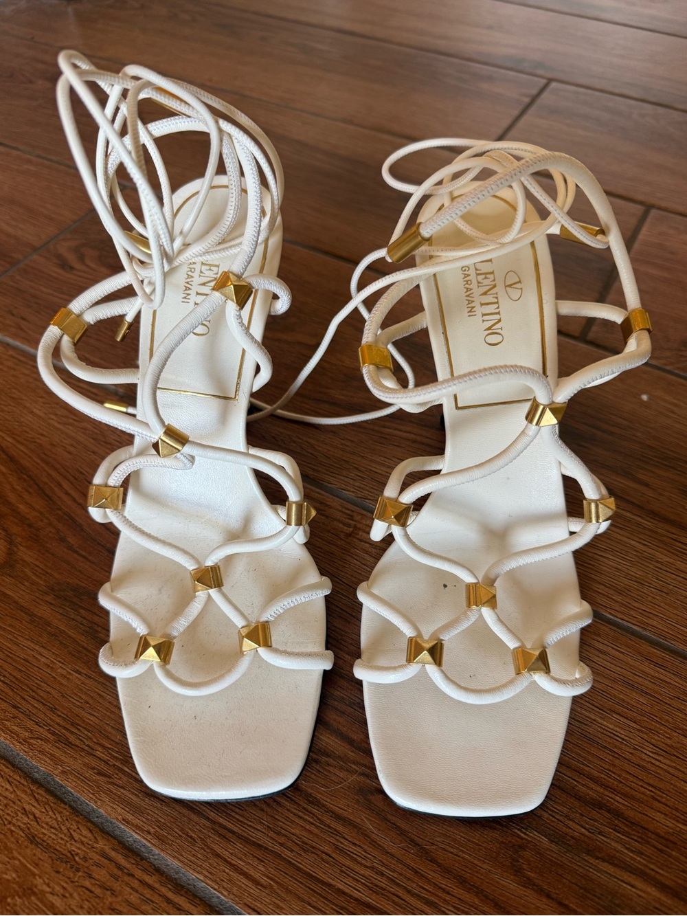 Like new Valentino Wrap Heels